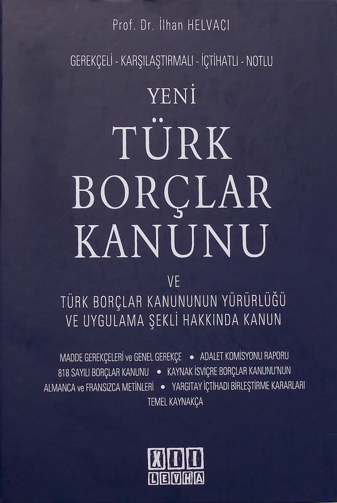 Yeni Türk Borçlar Kanunu